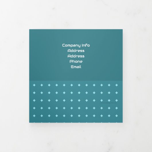 Drievoudig Letter Fold Announge Drieluik Aankondiging (Cover)