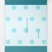 Drievoudig Letter Fold Announge Drieluik Aankondiging (Binnenkant midden)