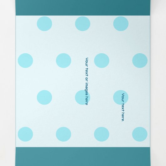 Drievoudig Letter Fold Announge Drieluik Aankondiging (Binnenkant midden)