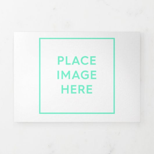 Drievoudig Letter Fold Card Drieluik Kaart (Cover)