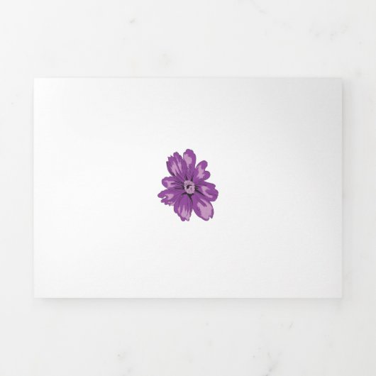 Drievoudig Letter Fold Card Drieluik Kaart (Cover)