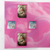 Drievoudig letterlijk Vold Uitnodiging (Binnenzijde eerst)