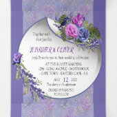 Drievoudig letterlijk Vold Uitnodiging (Binnenkant midden)