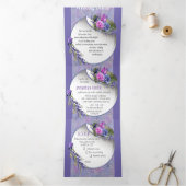 Drievoudig letterlijk Vold Uitnodiging (Binnen)