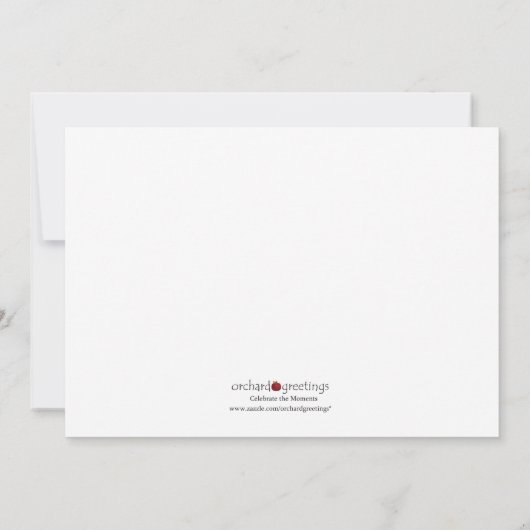 Drievoudig Lijst Afstuderen (groen en wit) Kaart (Achterkant)