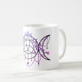 drievoudig-maan-elixer koffiemok (Voorkant rechts)