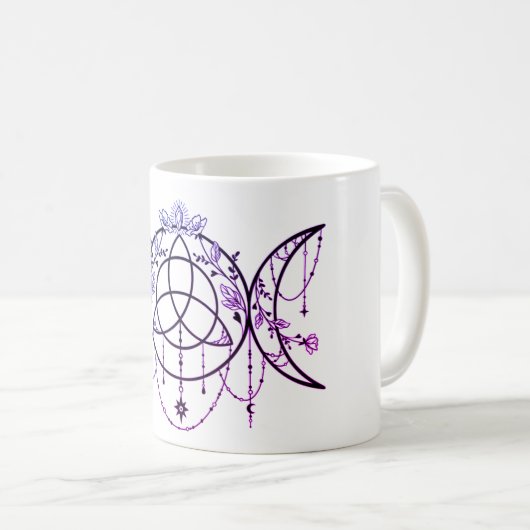 drievoudig-maan-elixer koffiemok (Voorkant rechts)