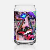 Drievoudig ontwerp blikvorm glas (Voorkant)