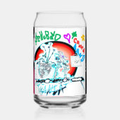 Drievoudig ontwerp blikvorm glas (Achterkant)