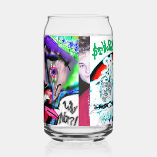 Drievoudig ontwerp blikvorm glas