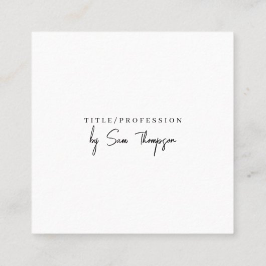 Drievoudig pictogram & QR Code Business Social Med Contactkaartje (Achterkant)