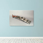 Drievoudig pistool canvas afdruk (Insitu (Houten vloer))