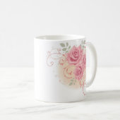 Drievoudig Roos Koffiemok (Voorkant rechts)