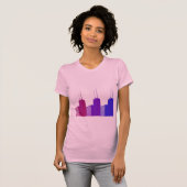 drievoudig t-shirt (Voorkant volledig)