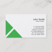 Drievoudig Visitekaartje voor het testen van groen (Achterkant)