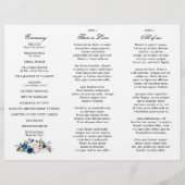Drievoudig weddenschap tussen Navy Blue Blush Roos (Achterkant)