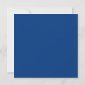 Drievoudige Afstudeer Drie Foto Blauwe Feest Kaart (Achterkant)