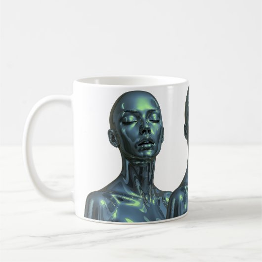Drievoudige Android Reflectie Koffiemok (Links)
