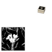 Drievoudige bloemstelen rubberstempel (Gestempeld)