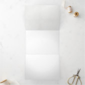 Drievoudige brief vouw uitnodigingen | Elegant dig (Binnen)