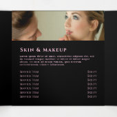 Drievoudige brochure roze Agate Drieluik Kaart (Binnenkant midden)