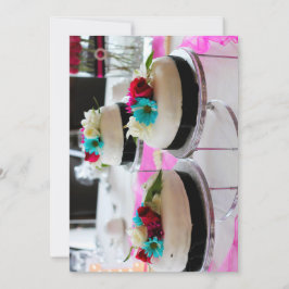 Drievoudige cake uitnodiging