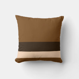 Drievoudige chocolade met scheidingslijnen kussen