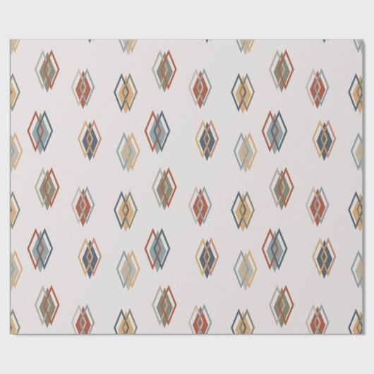 Drievoudige diamanten cadeaupapier (Vlak)