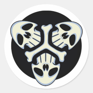 Drievoudige dood sticker
