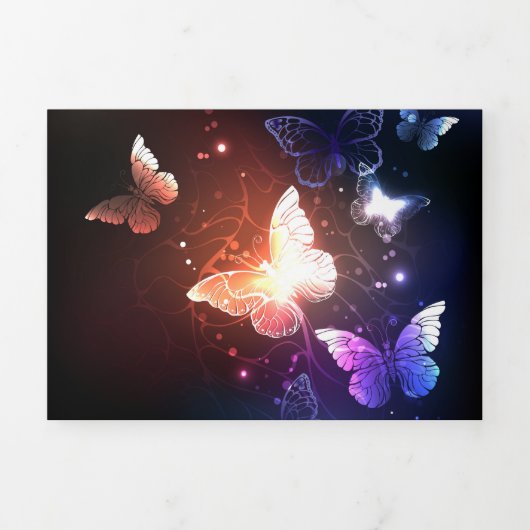 Drievoudige Fold Holiday-kaart Drieluik Wenskaart (Cover)