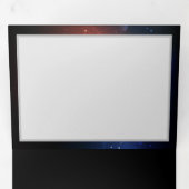 Drievoudige Fold Holiday-kaart Drieluik Wenskaart (Binnenzijde eerst)