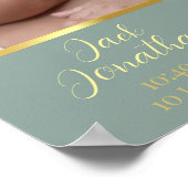 Drievoudige geboorte nieuwe ouders geschenk wandde poster (Hoek)