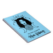 Drievoudige Godin Hecate Zwart & Blauw Wicca Tarot Notitieboek (Rechterzijde)