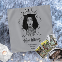 Drievoudige Godin Hecate Zwart & Grijs Wicca Heale