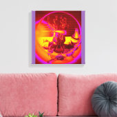 Drievoudige Godin Hekate met aanbod Canvas Afdruk (Insitu (Woonkamer))