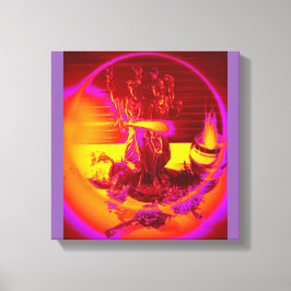 Drievoudige Godin Hekate met aanbod Canvas Afdruk