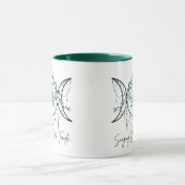 Drievoudige Godin & Lotus Groene Mok (Midden)