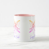 Drievoudige Godin & Lotus Roze Mok (Midden)