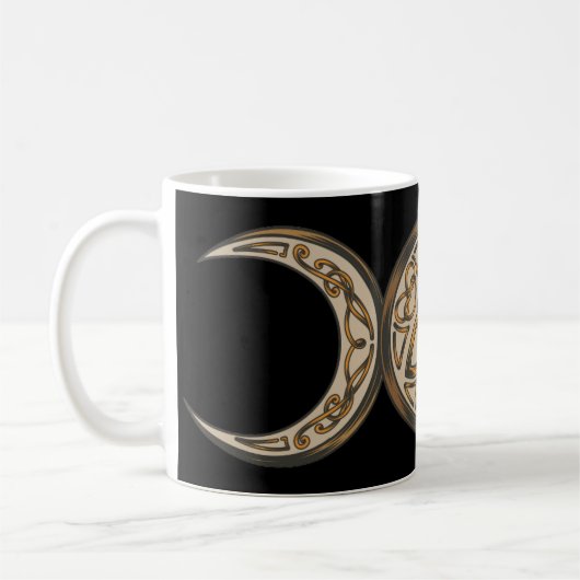 Drievoudige Godin Maan Koffiemok (Links)