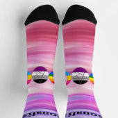  Drievoudige Godin Moon Pentacle Pride Sokken (Top)