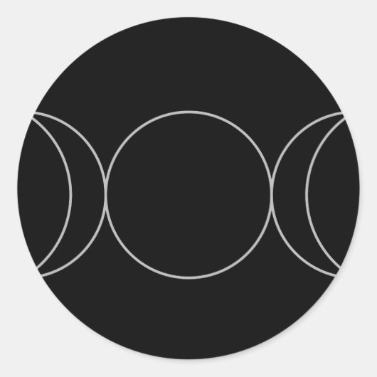 Drievoudige Godin Neopaganism.jpg Ronde Sticker (Voorkant)