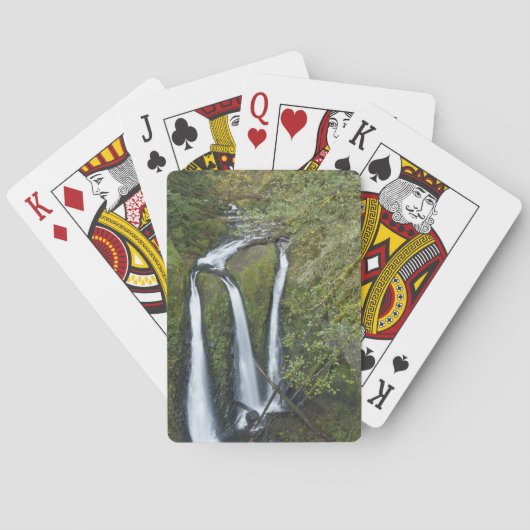 Drievoudige Herfsten, Columbia River Gorge Speelkaarten (Achterkant)