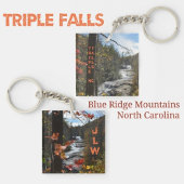 Drievoudige Herfsten DuPont State Forest NC Photog Sleutelhanger