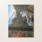 Drievoudige Herfsten North Carolina Fotografisch w Legpuzzel (Verticaal)