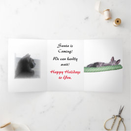 Drievoudige kaart - Kerstexcitement