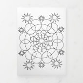 Drievoudige Kaart - Mandala Booklet to Color (Cover)