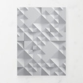 Drievoudige kaart Minimalistisch Elegant Neutraal (Cover)