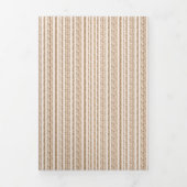 Drievoudige kaart Minimalistisch Elegant Neutraal  (Cover)