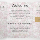Drievoudige kaart Minimalistisch Elegant Neutraal (Binnenkant midden)