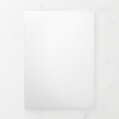 Drievoudige kaart Minimalistische Elegante Neutral (Cover)